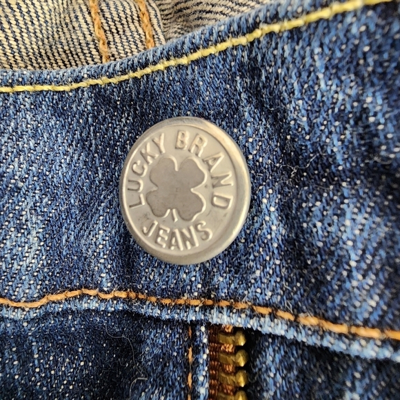 Lucky Brand Dungarees Easy Rider Midrise Straight Leg Jeans Size 32 Reg - Picture 8 of 16